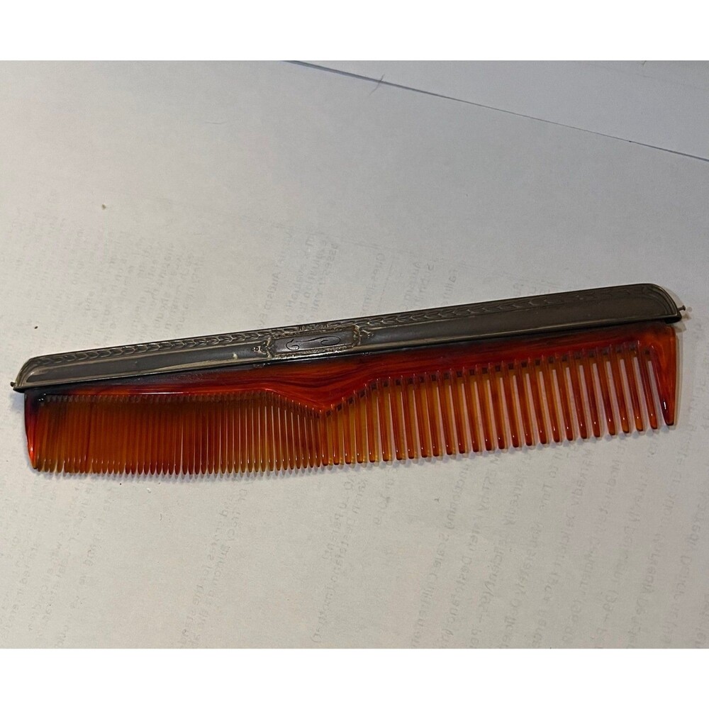 Vintage sterling comb
